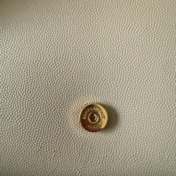 Yves Saint Laurent Taupe Leather Crossbody Bag - Picture 13 of 13